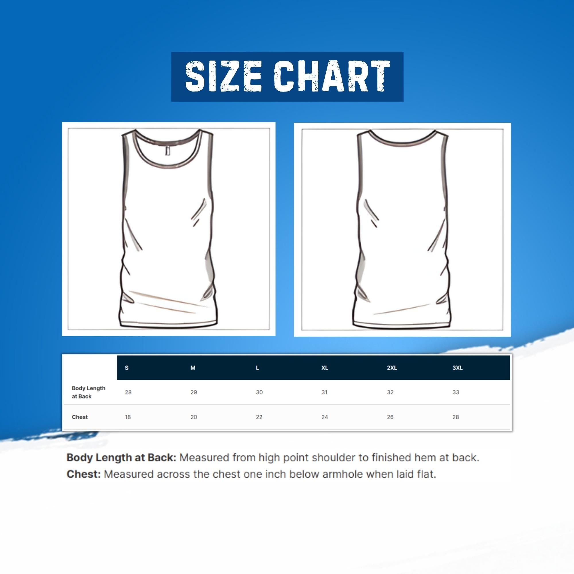 Custom Printed Unisex Cotton Tank, Add Your Text or Photo, Front Back Printing