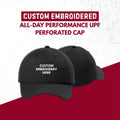 Custom Logo Performance Cap, Personalized Embroidered Hat, Custom Snapback Dad Hat, Your Own Text Hat, Custom Team Company Cap