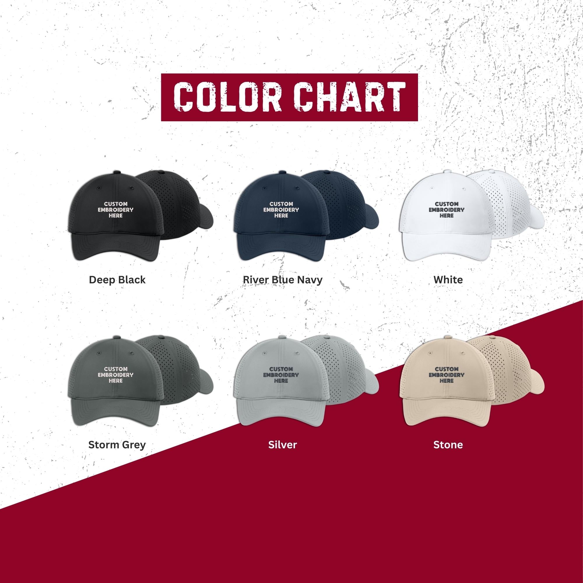 Custom Logo Performance Cap, Personalized Embroidered Hat, Custom Snapback Dad Hat, Your Own Text Hat, Custom Team Company Cap