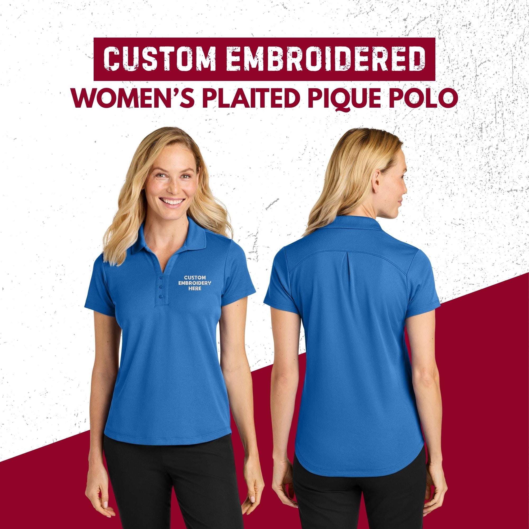 Custom Women's Polo Shirt, Business Logo Shirt, Embroidered Shirt, Golf Polo, Birthday Gifts