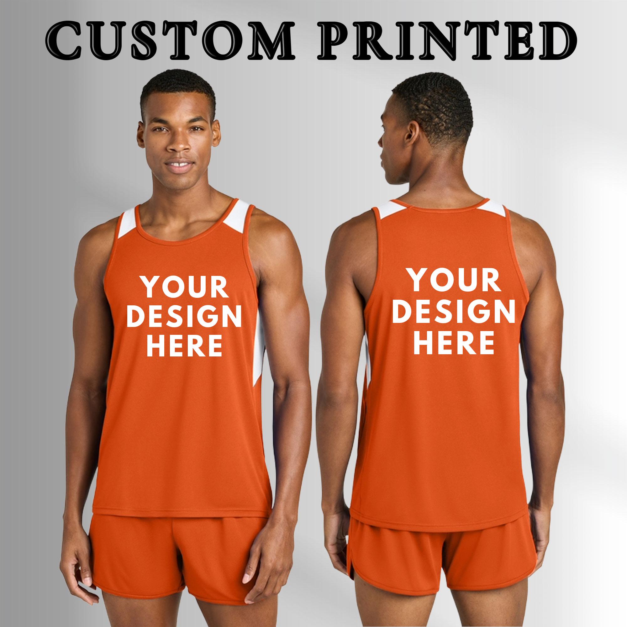 Custom Logo Tank Top, Design Your Own, Custom Front Back Printing, Personalized Dri Fit Tank