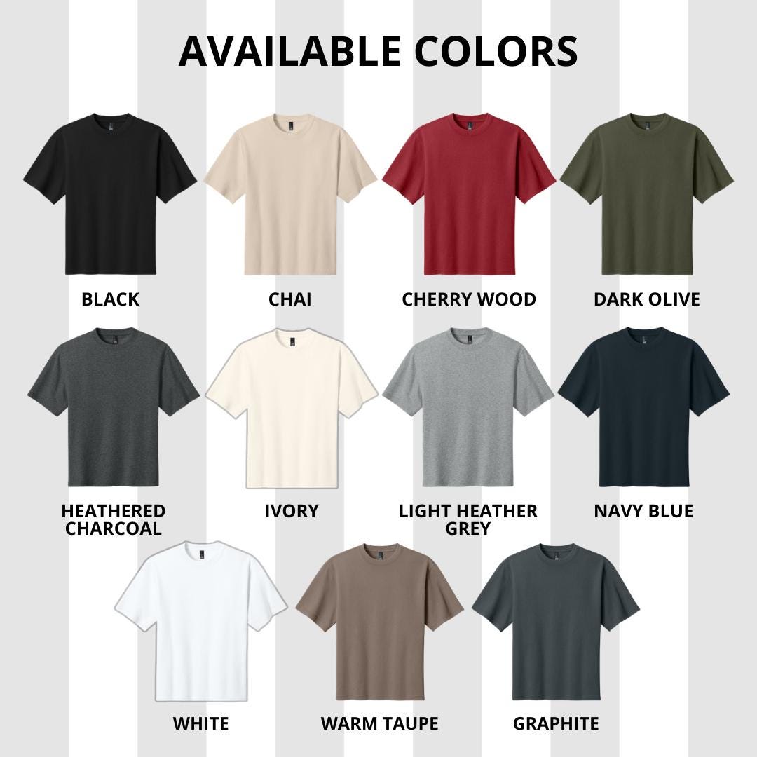 Custom Oversized Cotton T-Shirt: Personalized Front Back Printing, Unisex Streetwear Tee, Drop Shoulder