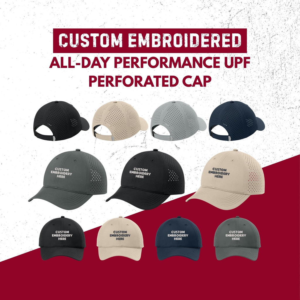 Custom Logo Performance Cap, Personalized Embroidered Hat, Custom Snapback Dad Hat, Your Own Text Hat, Custom Team Company Cap