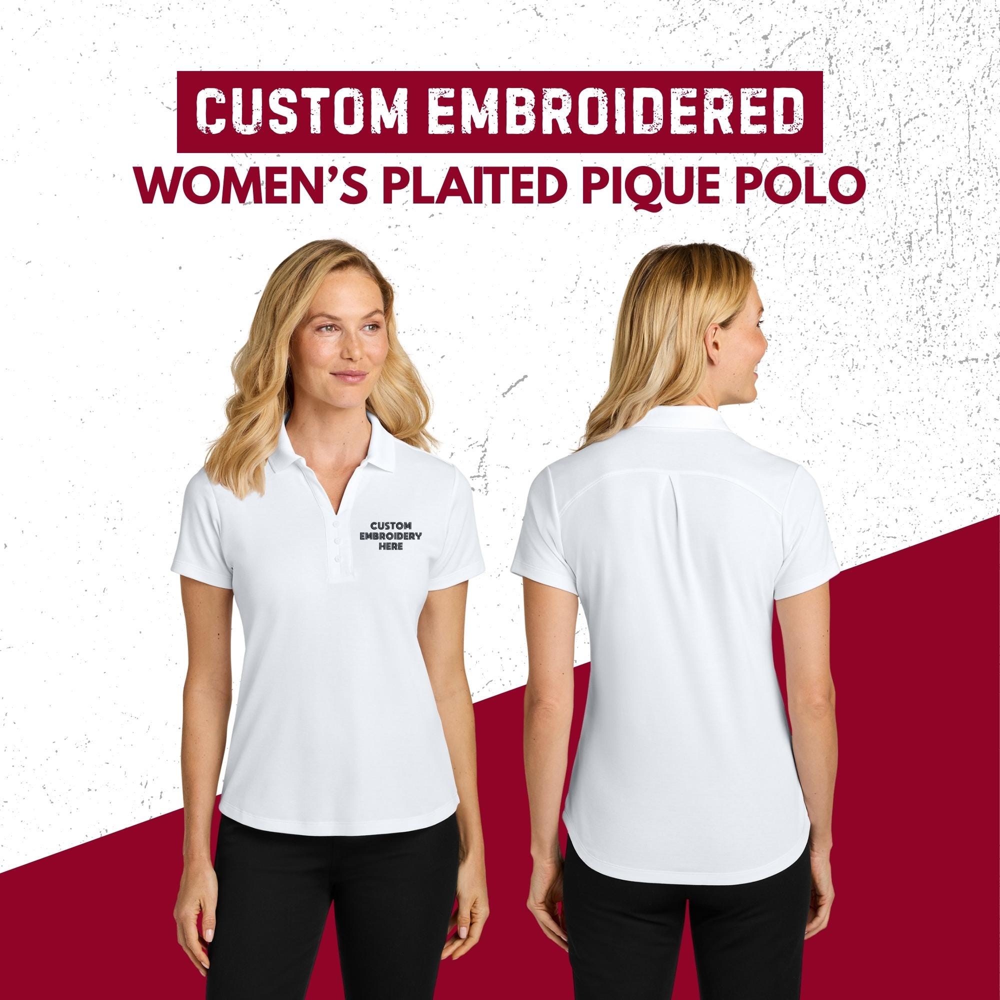 Custom Women's Polo Shirt, Business Logo Shirt, Embroidered Shirt, Golf Polo, Birthday Gifts