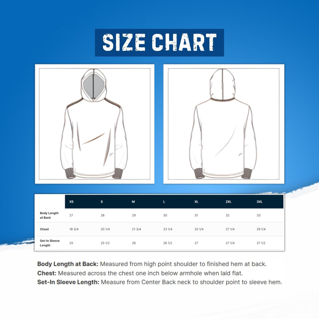 Custom Printed Long Sleeve Hoodie, Unisex Hooded Pullover, Front Back Printing
