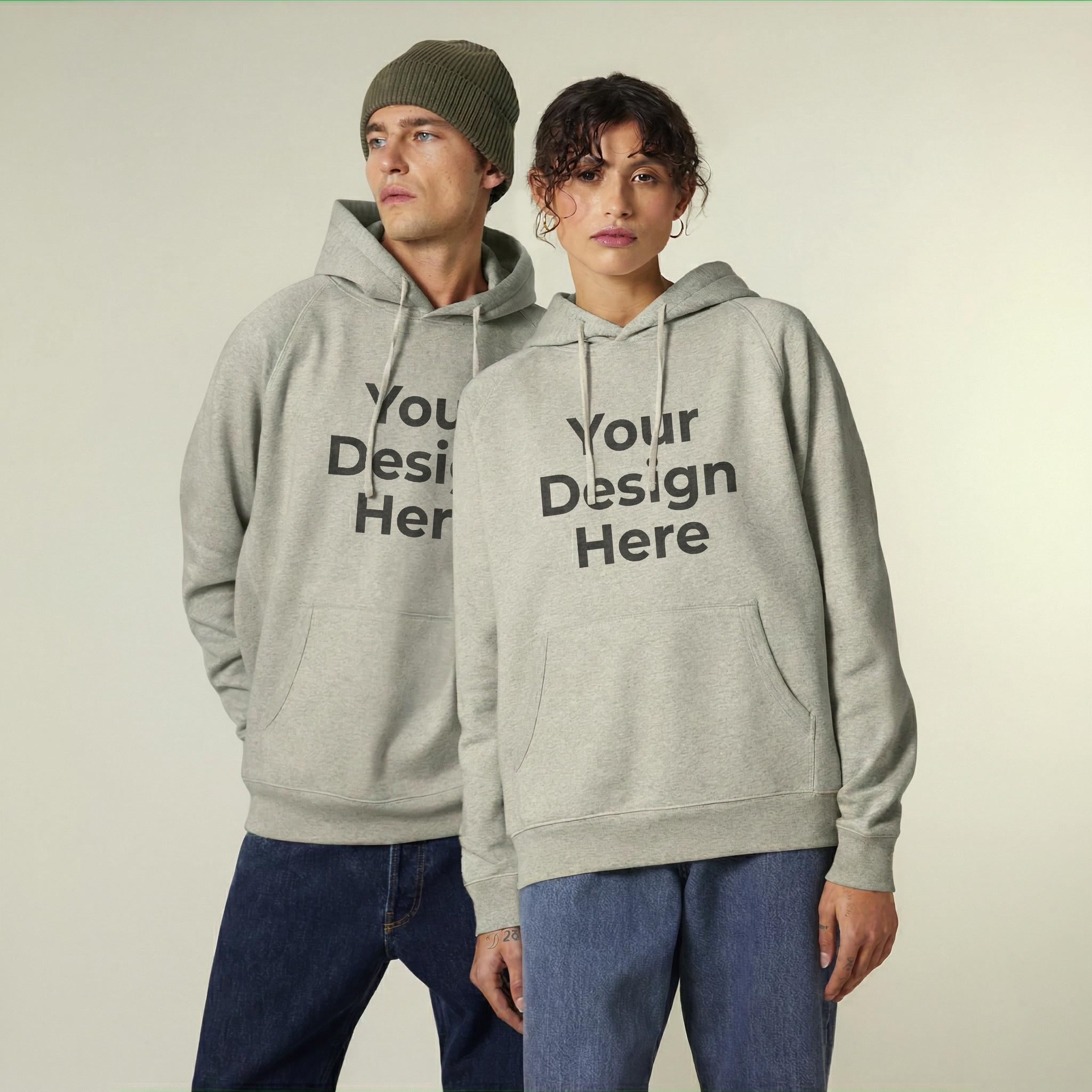 Custom Business Logo Hoodies, Personalized Brand Sweatshirt, Front and Back Logo Print Hoodies, Company Uniform Hoodies, Team Merchandise