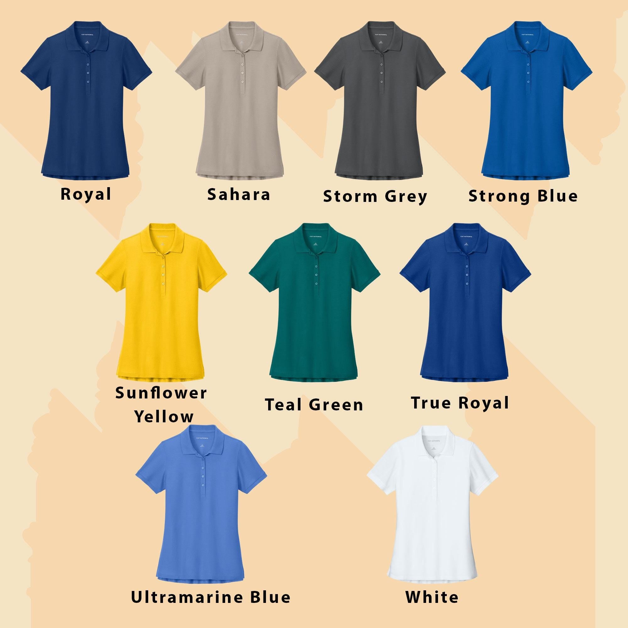 Personalized Embroidered Polo Shirt With Custom Logo Custom Team Golf Shirts, Performance Work Uniforms, Womens Shirt