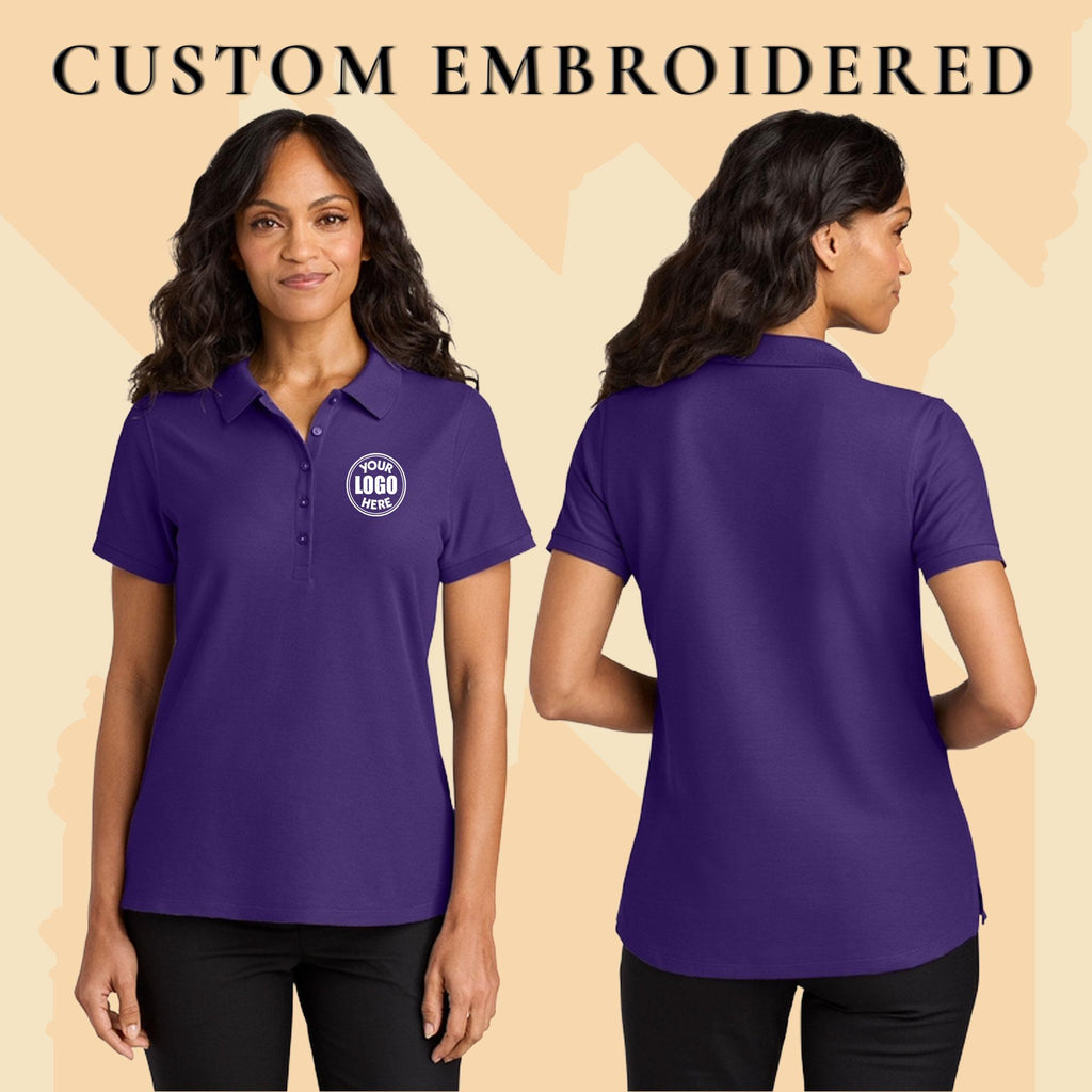 Personalized Embroidered Polo Shirt With Custom Logo Custom Team Golf Shirts, Performance Work Uniforms, Womens Shirt