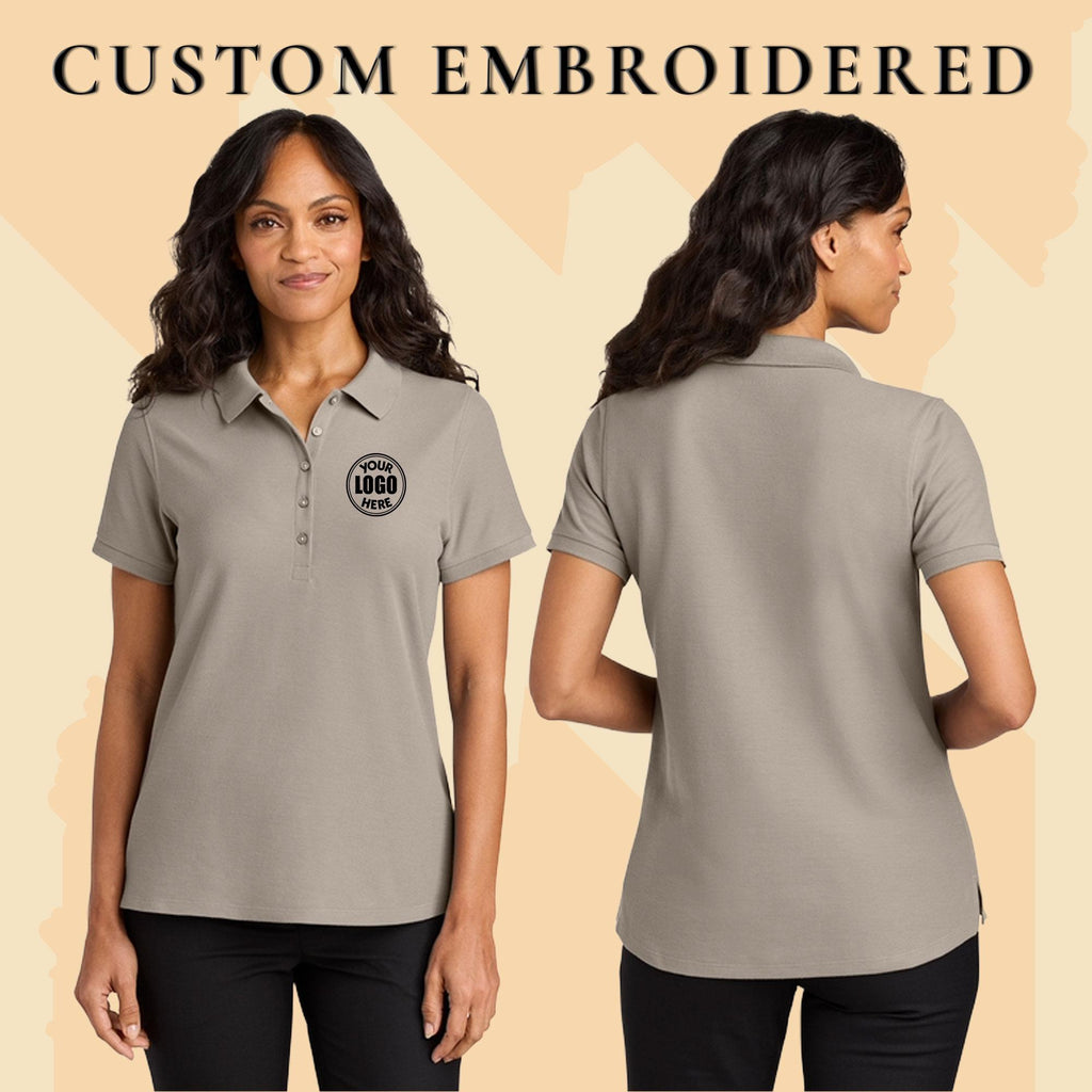 Personalized Embroidered Polo Shirt With Custom Logo Custom Team Golf Shirts, Performance Work Uniforms, Womens Shirt