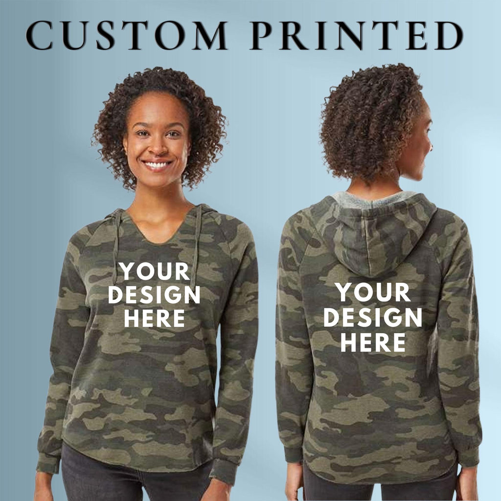 Custom Womens Lightweight Hooded Sweatshirt, Printed Hoodies, Personalized Logo Hoodies, Streetwear Hoodies, Custom Text Hoodies