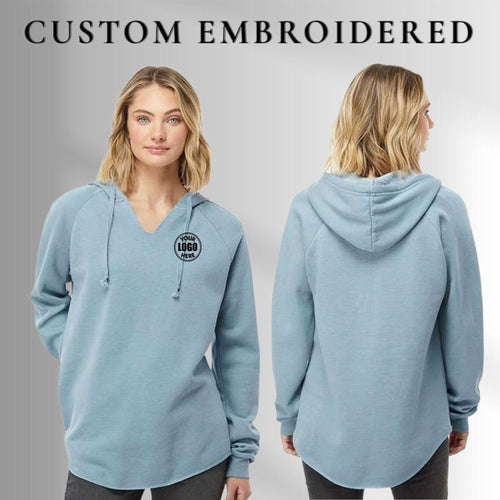 Custom Embroidered Lightweight Womens Hoodie: Hooded Sweatshirt, Streetwear Hoodies