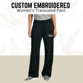 Custom Embroidered Womens Fleece Sweatpants, Open-Bottom Sweatpant, Personalized Baggy Pants