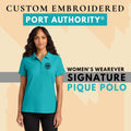 Personalized Embroidered Polo Shirt With Custom Logo Custom Team Golf Shirts, Performance Work Uniforms, Womens Shirt