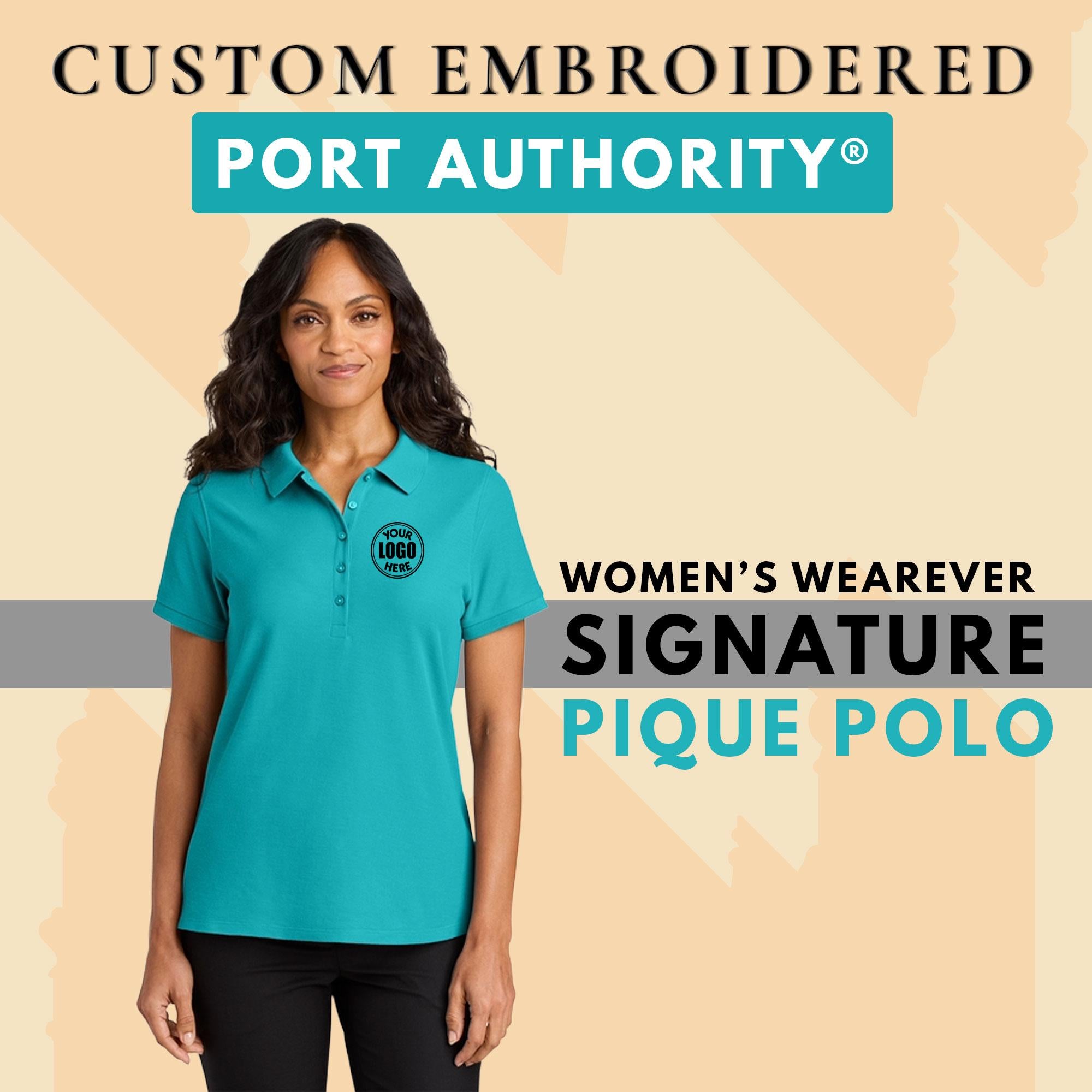 Personalized Embroidered Polo Shirt With Custom Logo Custom Team Golf Shirts, Performance Work Uniforms, Womens Shirt