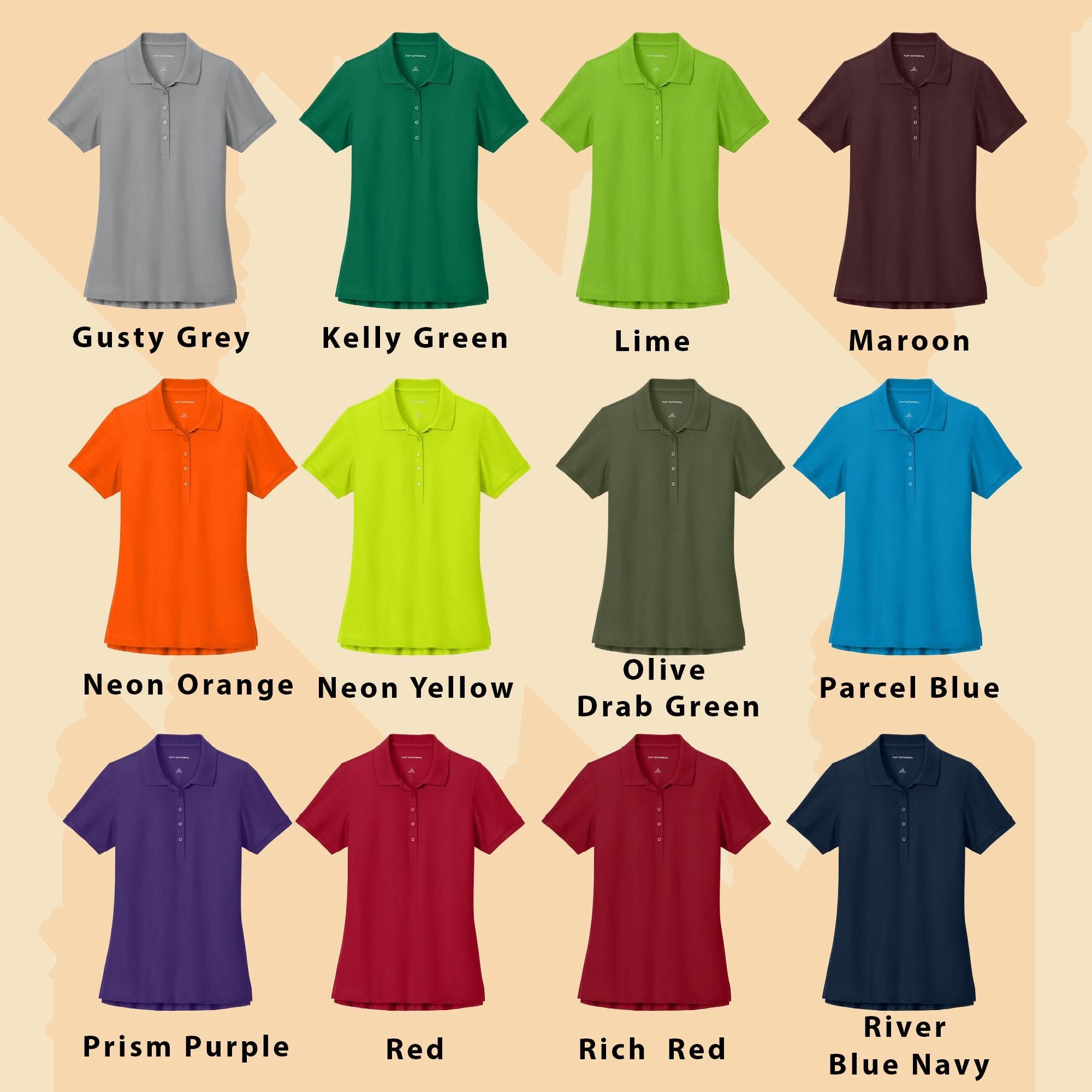 Personalized Embroidered Polo Shirt With Custom Logo Custom Team Golf Shirts, Performance Work Uniforms, Womens Shirt