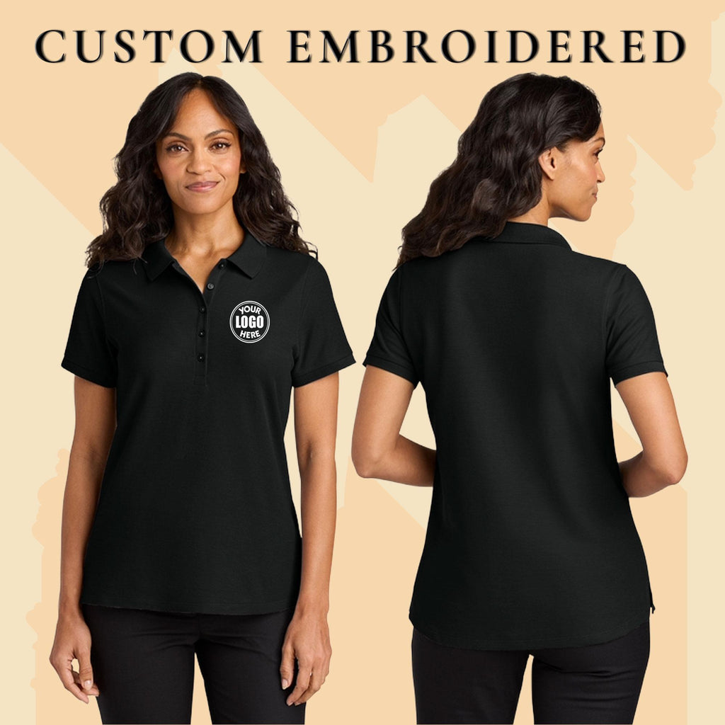 Personalized Embroidered Polo Shirt With Custom Logo Custom Team Golf Shirts, Performance Work Uniforms, Womens Shirt