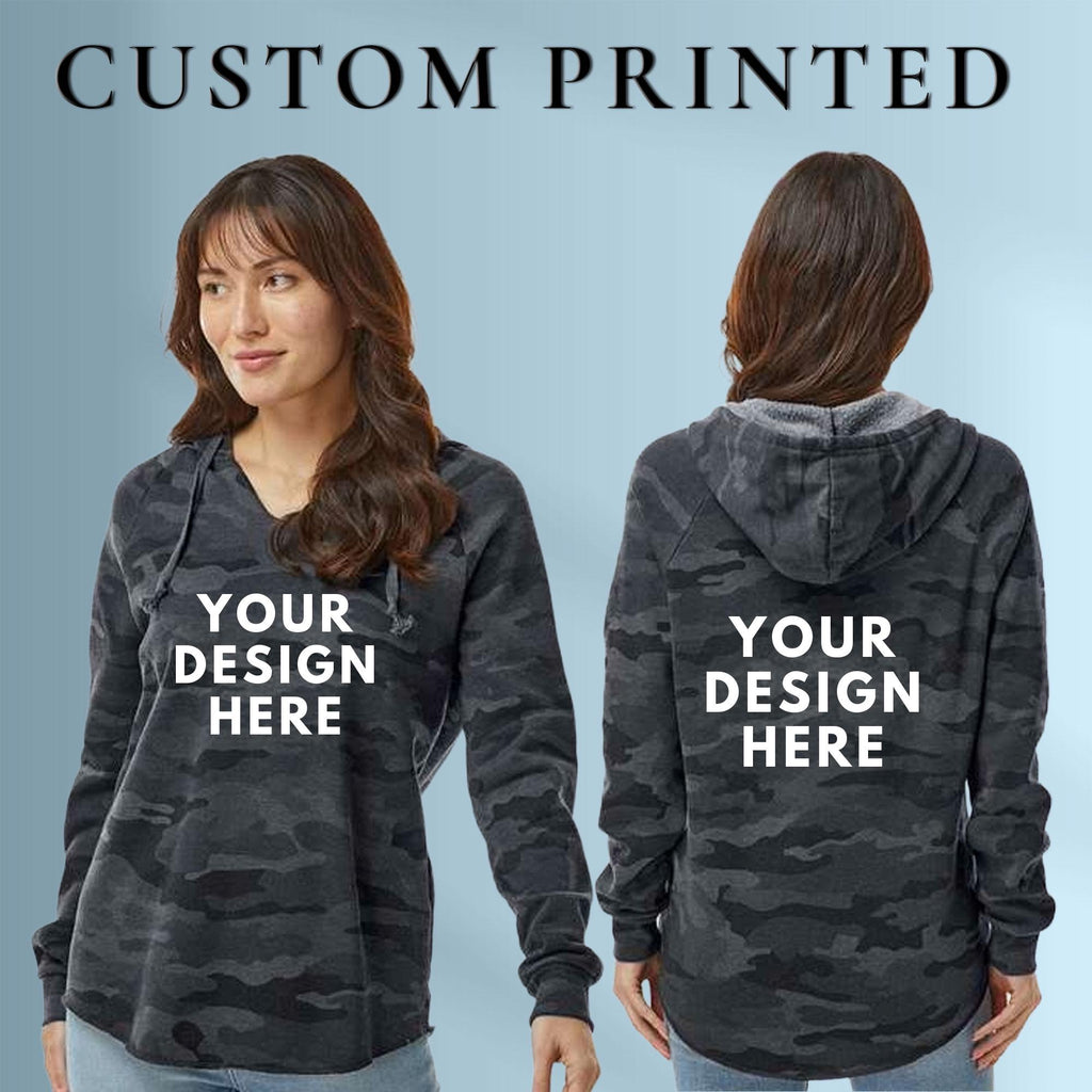 Custom Womens Lightweight Hooded Sweatshirt, Printed Hoodies, Personalized Logo Hoodies, Streetwear Hoodies, Custom Text Hoodies