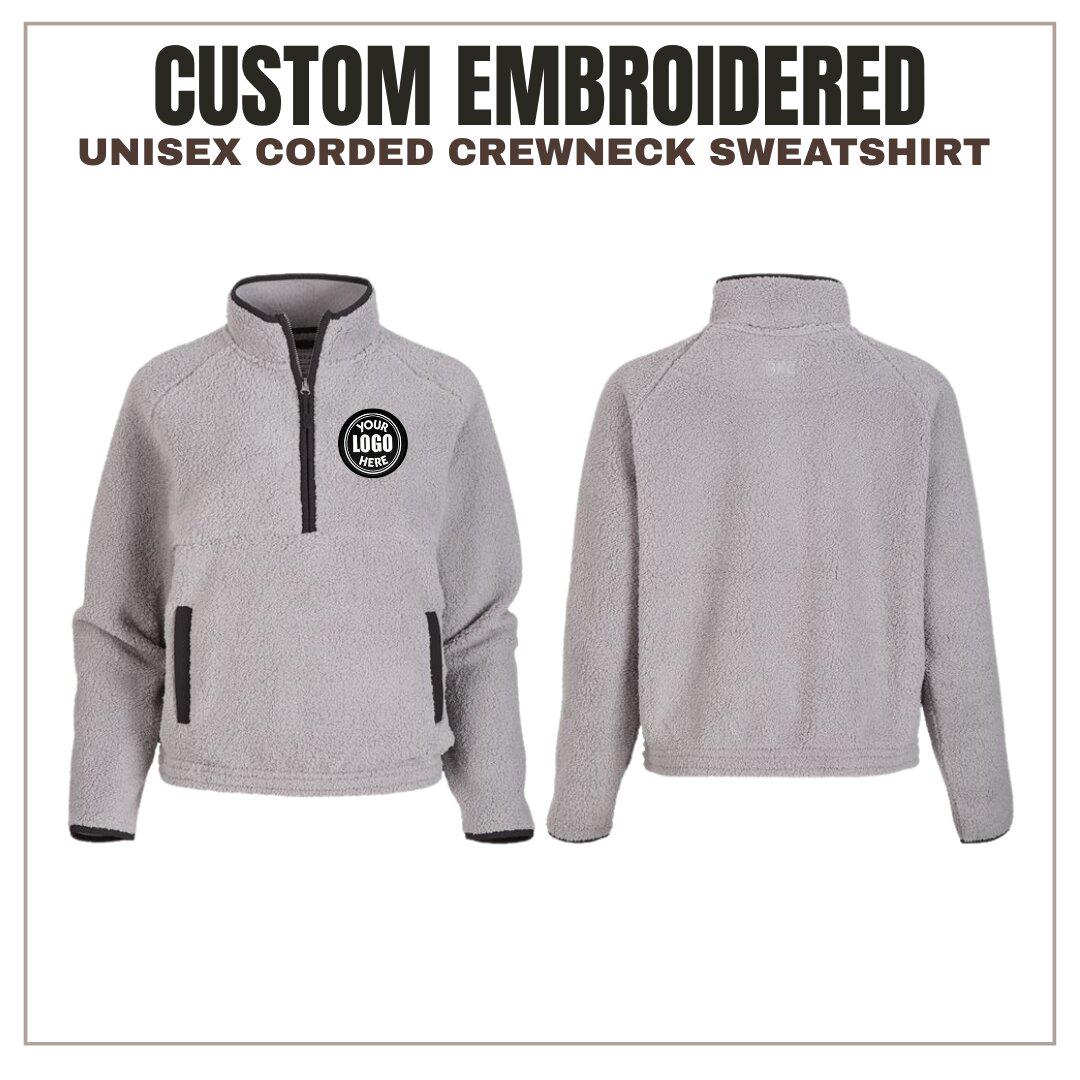 Custom Logo Quarter Zip, Sherpa Pullover, Monogram Fleece Jacket Women, Custom Sweatshirts Half Zip, Mothers Days Gift