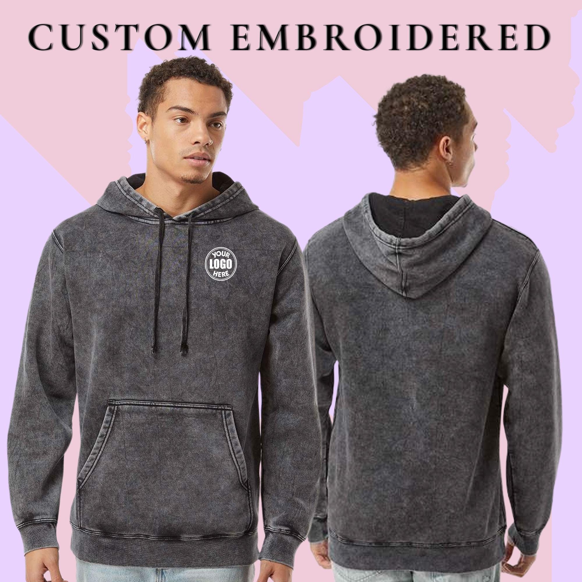 Custom Logo Hoodies, Customer Text Hoodie, Gifted Hoodies, Your Design Here, Your Business Logo or Brand Logo, Embroidered Sweatshirt