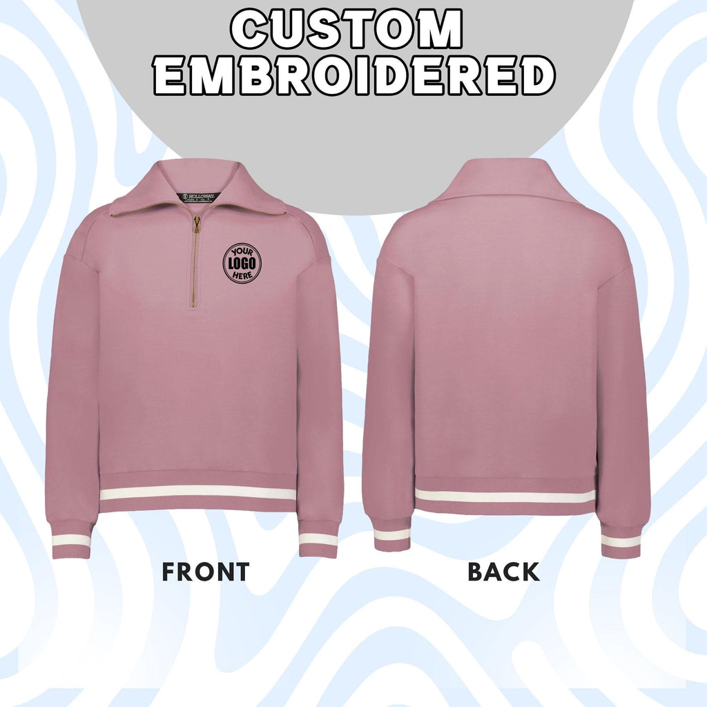 Custom Logo Quarter Zip, Customizable Sweatshirt, Team Uniforms, Personalized Logo