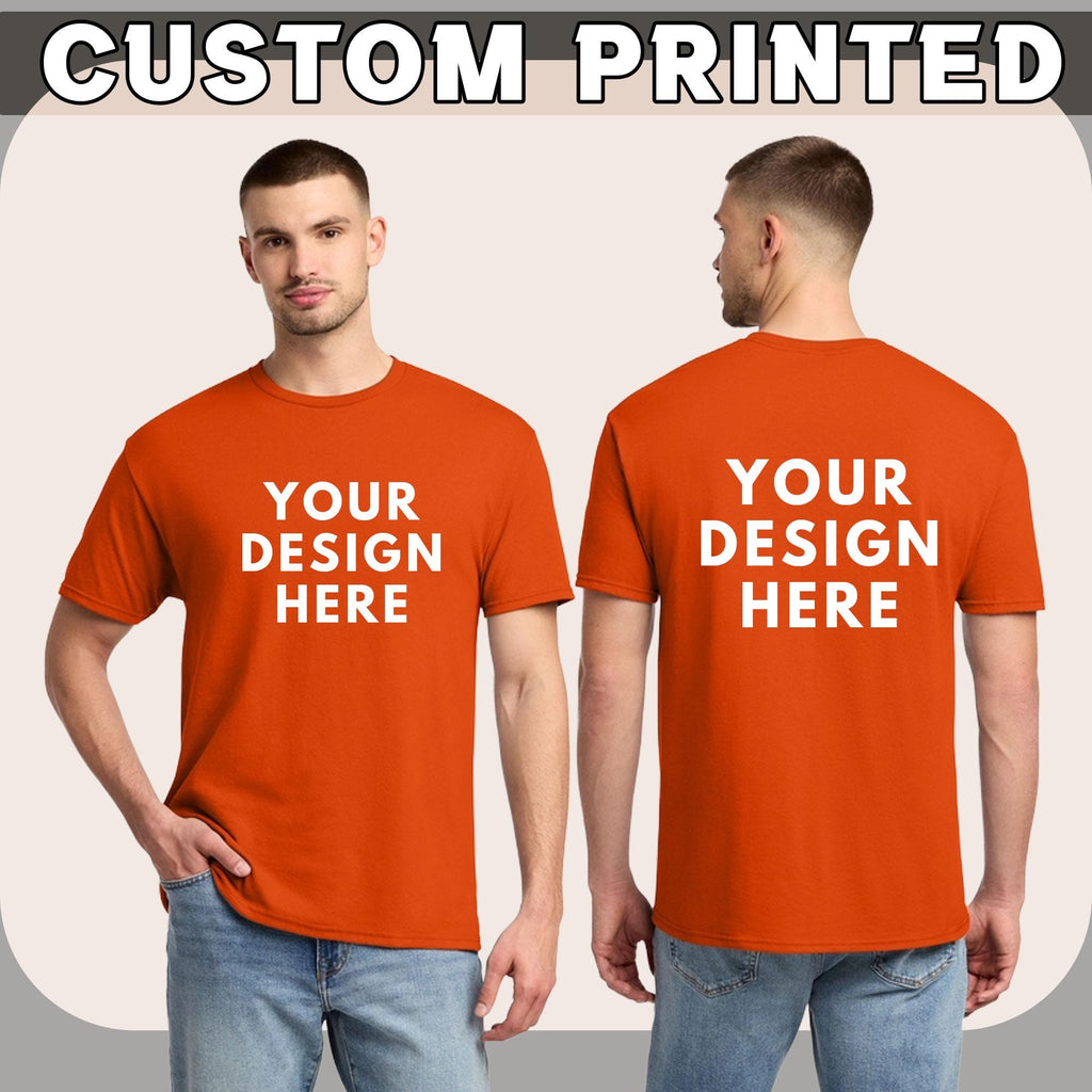 Custom Printed T-Shirt: Personalized Design, 50/50 Cotton/Poly