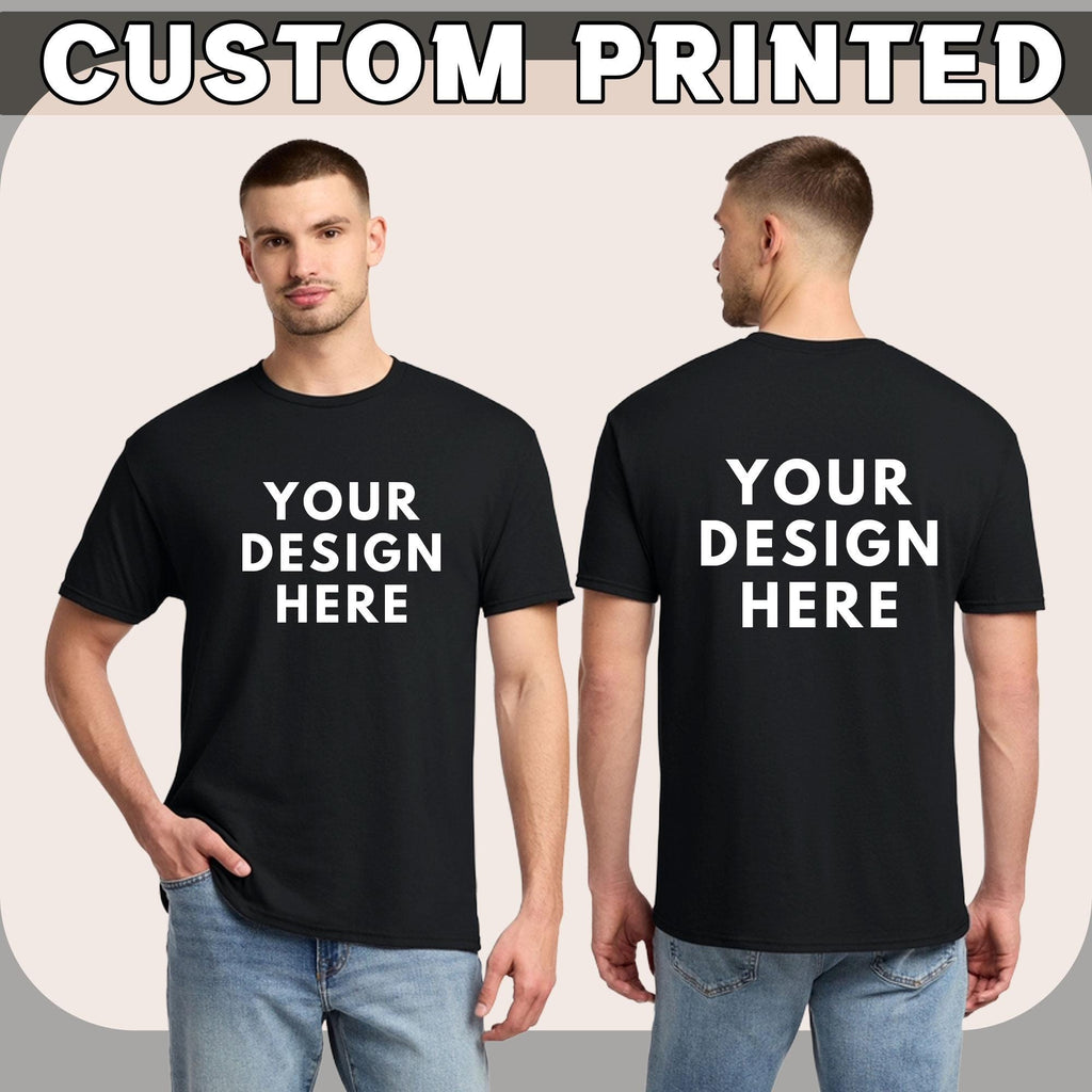 Custom Printed T-Shirt: Personalized Design, 50/50 Cotton/Poly