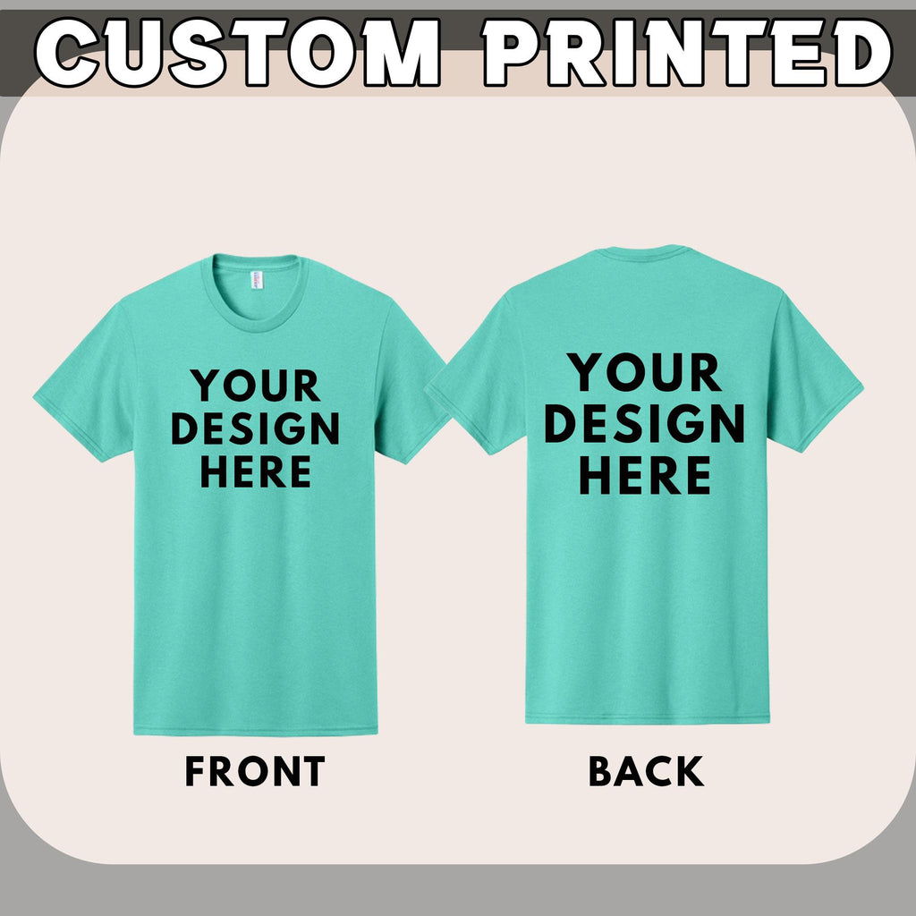 Custom Printed T-Shirt: Personalized Design, 50/50 Cotton/Poly