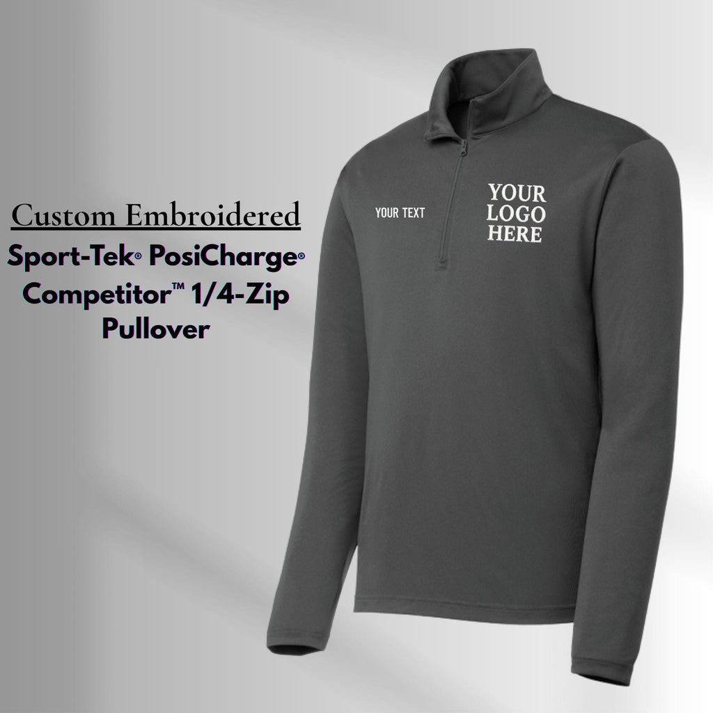 Sport-Tek® 1/4-Zip Pullover - Custom Embroidered Quarter Zip Sweatshirt
