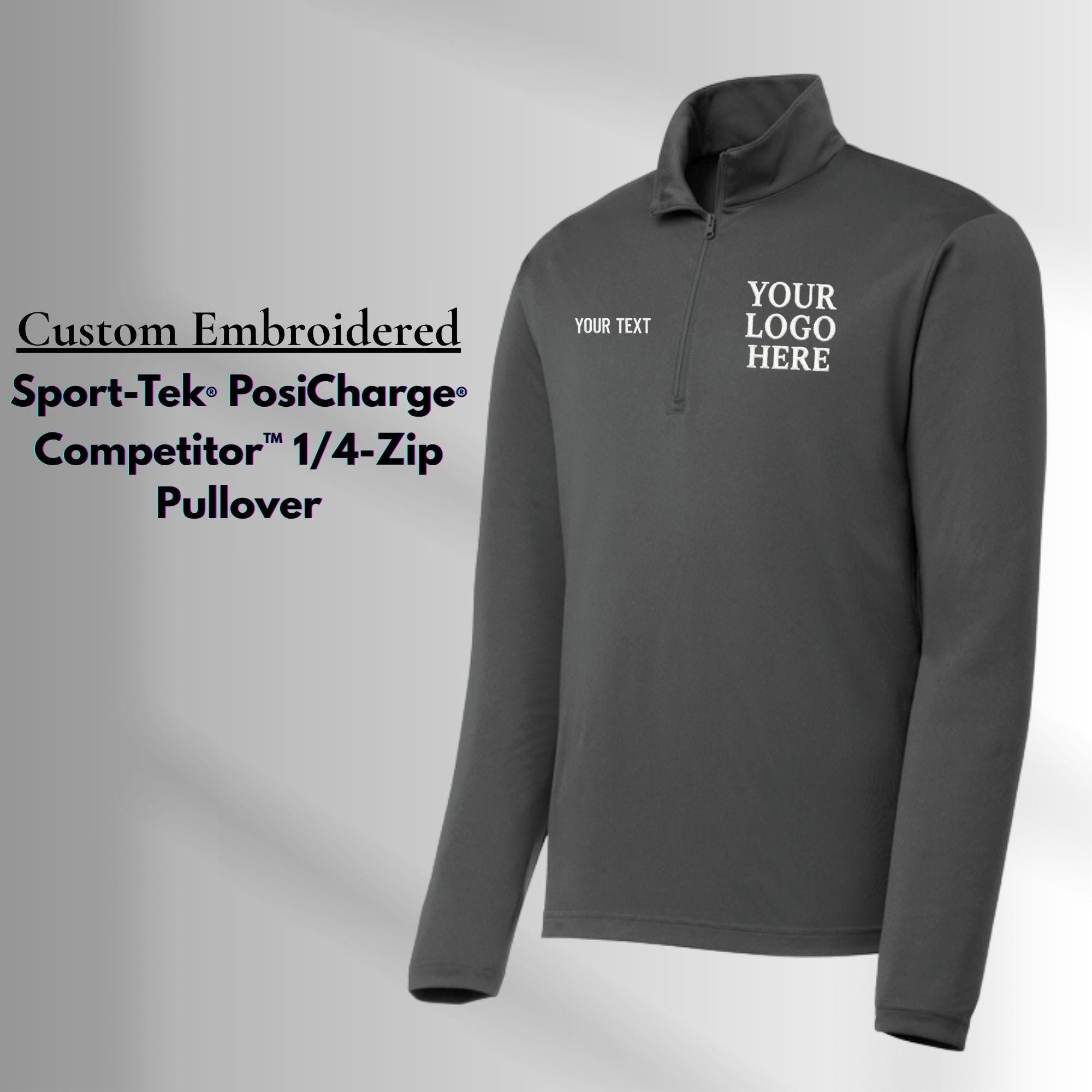 Sport-Tek® 1/4-Zip Pullover - Custom Embroidered Quarter Zip Sweatshirt