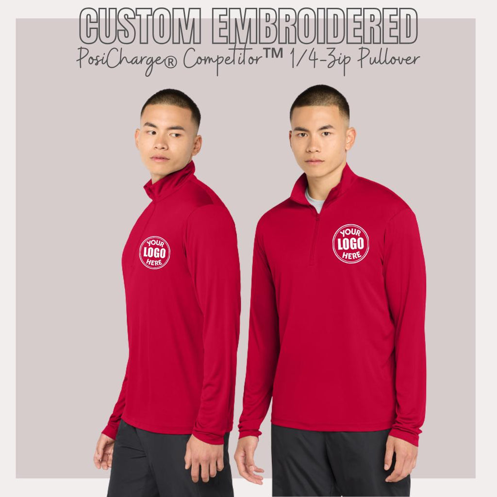 Sport-Tek® 1/4-Zip Pullover - Custom Embroidered Quarter Zip Sweatshirt