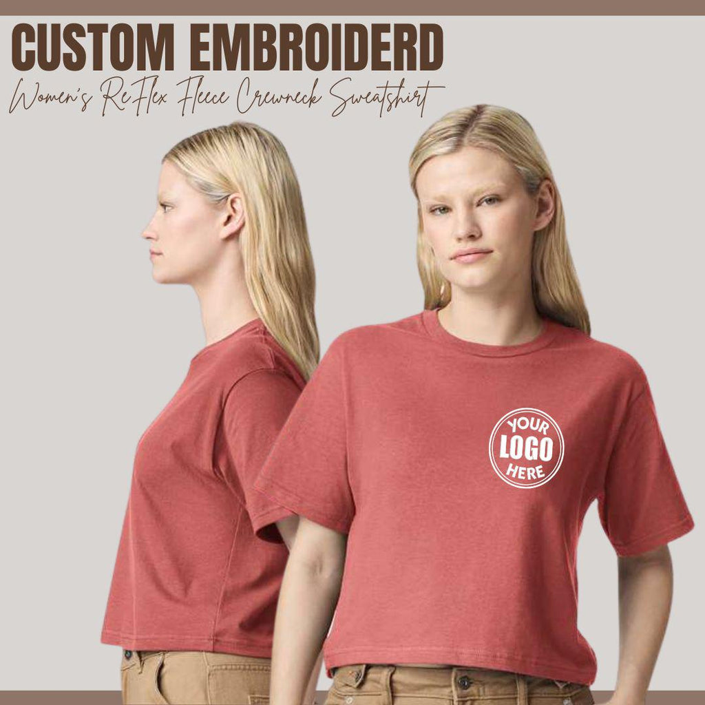 Customizable Logo Embroidered Boxy T-shirt Personalized Cotton T-Shirt Drop Shoulder Tee Custom Embroidery With 40+ Thread Color Available