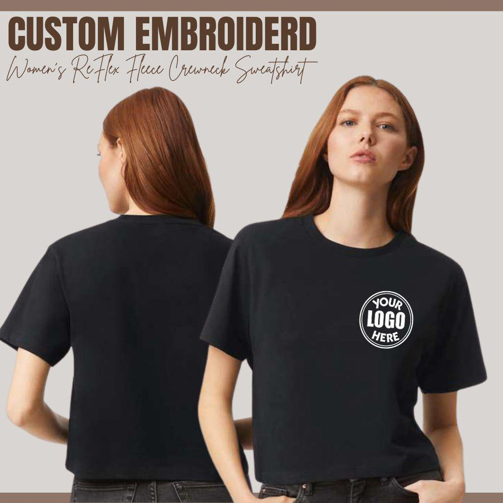 Customizable Logo Embroidered Boxy T-shirt Personalized Cotton T-Shirt Drop Shoulder Tee Custom Embroidery With 40+ Thread Color Available
