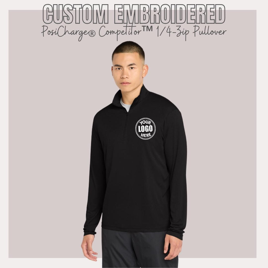 Sport-Tek® 1/4-Zip Pullover - Custom Embroidered Quarter Zip Sweatshirt
