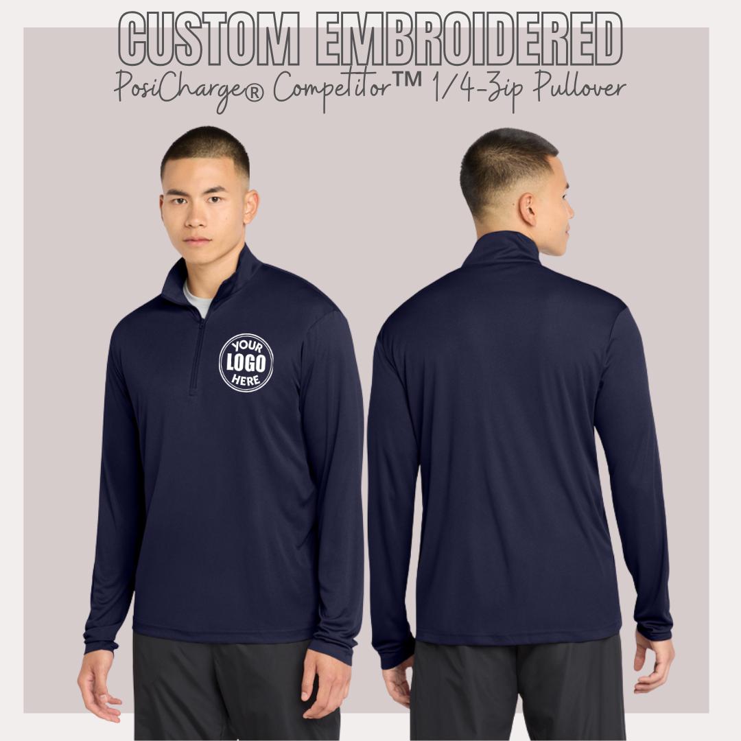 Sport-Tek® 1/4-Zip Pullover - Custom Embroidered Quarter Zip Sweatshirt