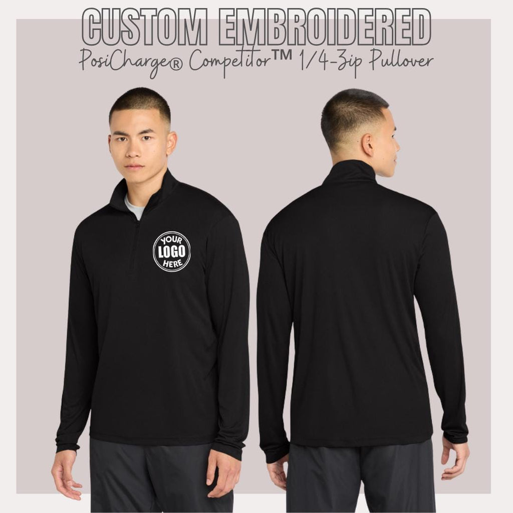 Sport-Tek® 1/4-Zip Pullover - Custom Embroidered Quarter Zip Sweatshirt