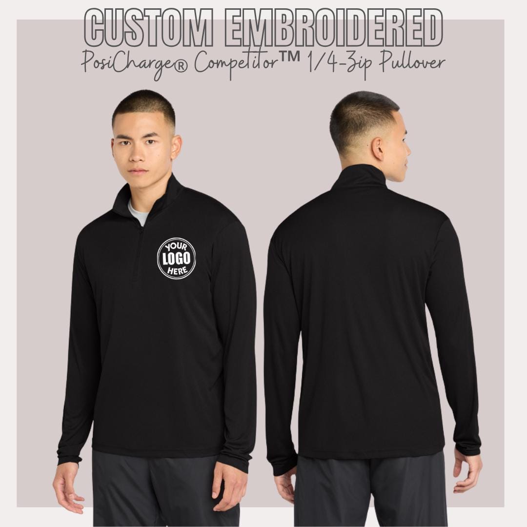 Sport-Tek® 1/4-Zip Pullover - Custom Embroidered Quarter Zip Sweatshirt