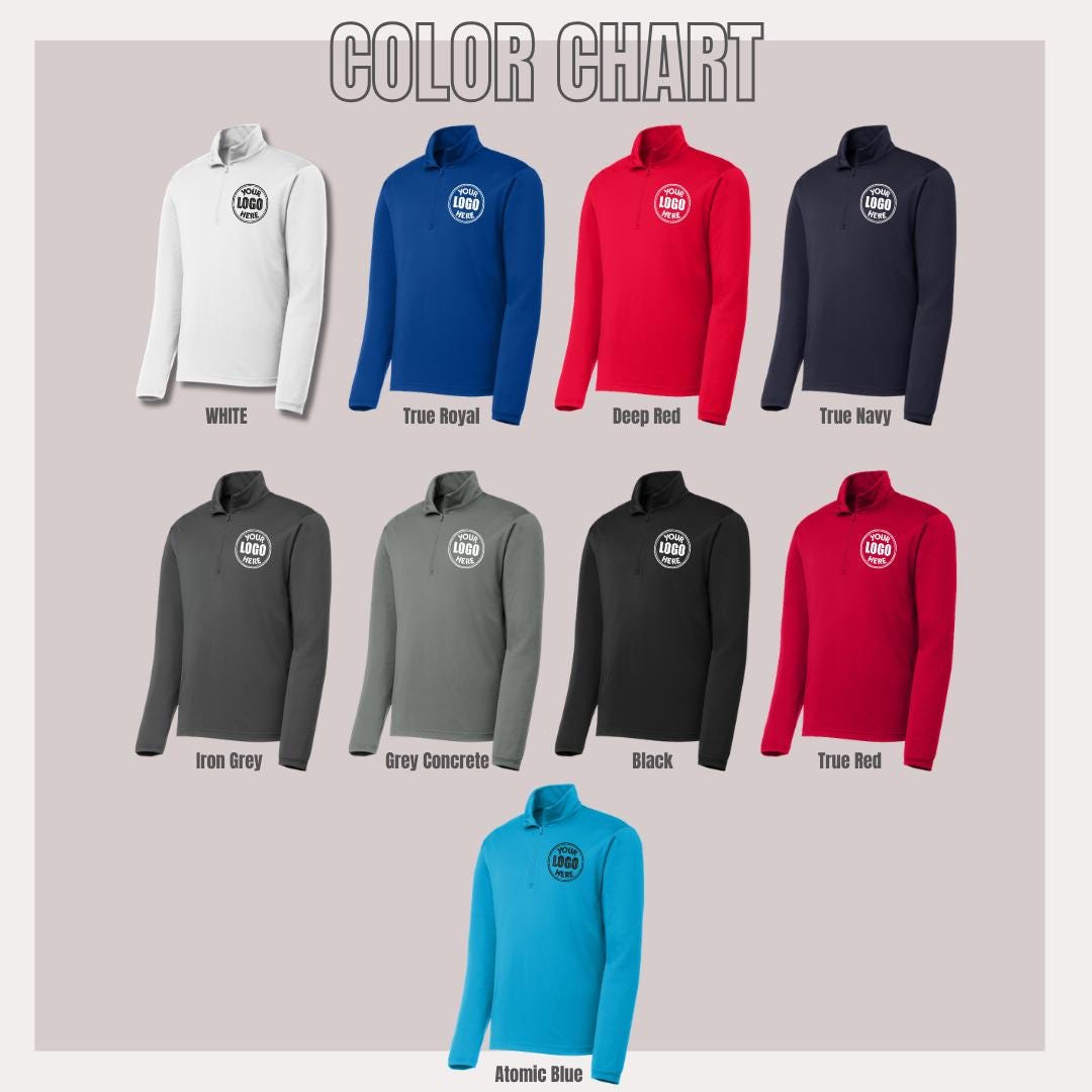 Sport-Tek® 1/4-Zip Pullover - Custom Embroidered Quarter Zip Sweatshirt