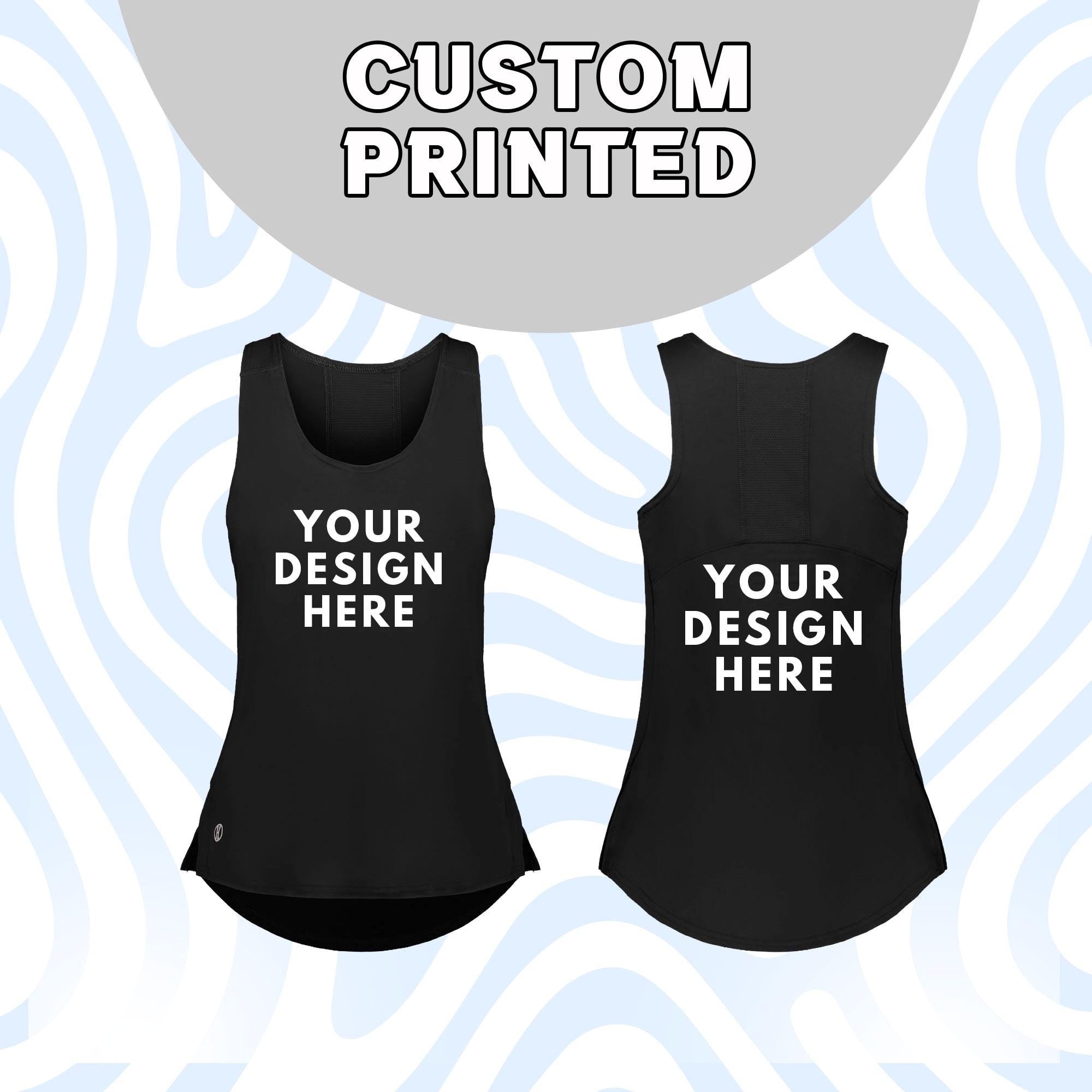 Personalized Women's Ideal Tank Top: Custom Printing, Athlete Tank, Personalized Clothing
