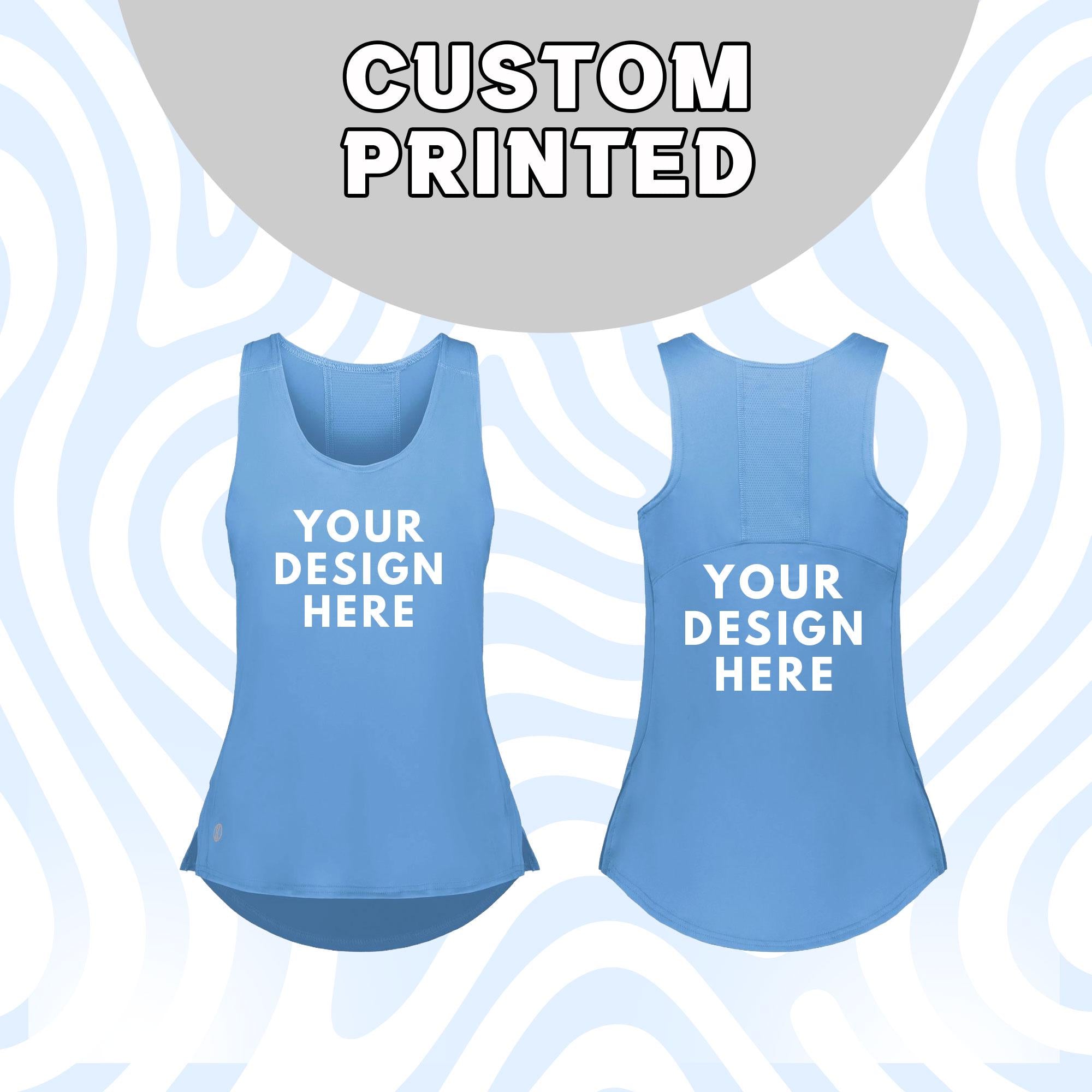 Personalized Women's Ideal Tank Top: Custom Printing, Athlete Tank, Personalized Clothing
