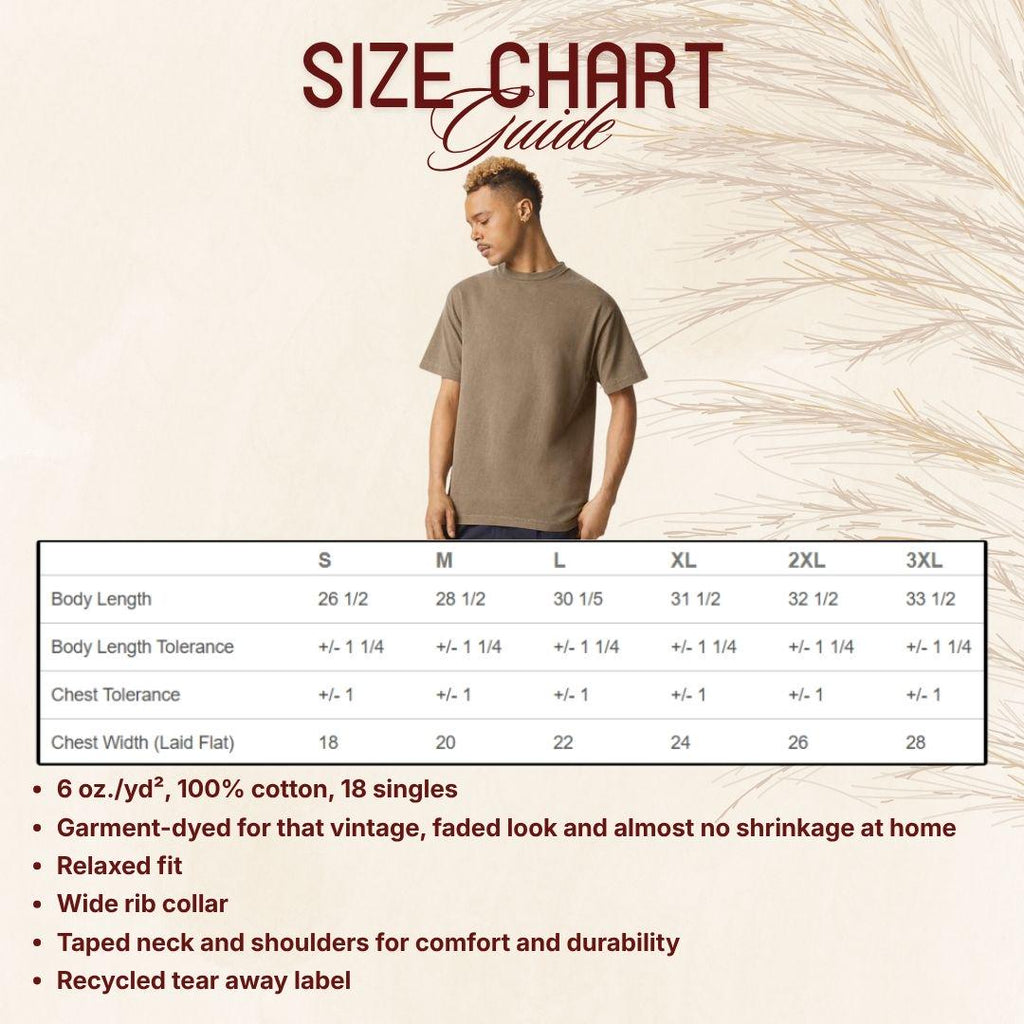 Personalized Front & Back Print T-Shirt, Custom Logo Heavyweight Tee, Garment Dyed Unisex Shirt, Custom Graphic Streetwear Tee