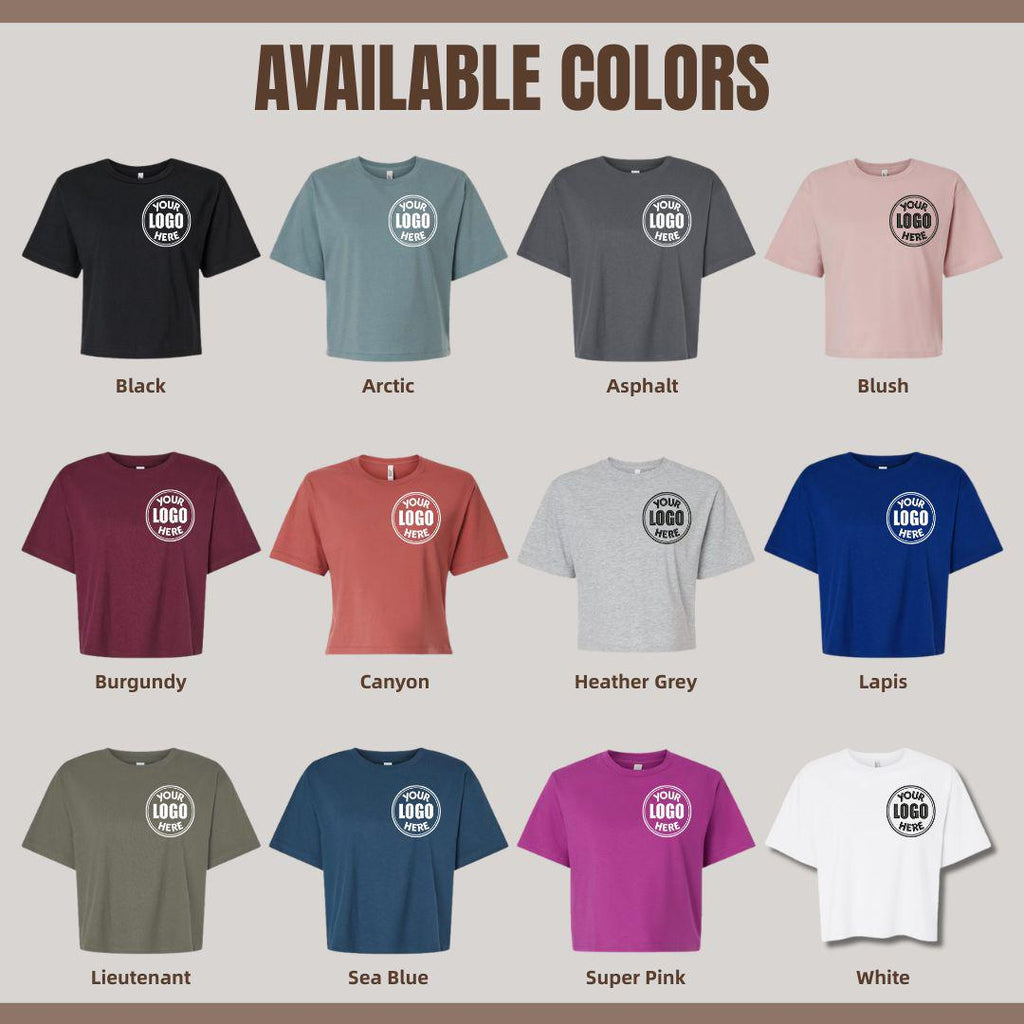 Customizable Logo Embroidered Boxy T-shirt Personalized Cotton T-Shirt Drop Shoulder Tee Custom Embroidery With 40+ Thread Color Available